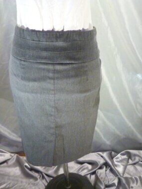 HAVE gray midi skirt